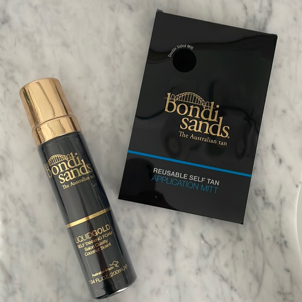 Bondi Sands Liquid Gold Self Tanning Foam & Mitt